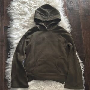 Trendy Olive Green Hoodie Sweater